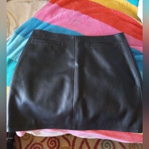Faux Leather mini skirt